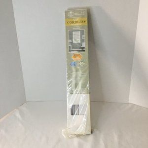 Achim Cordless Morning Star 1" Vinyl Mini Blind Width 22" W x 64" L Pear White